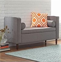 Oversized Armed Storage Bench