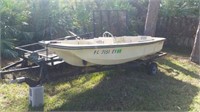 1984 Dell Qua 11' Boat w/ Trailer