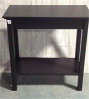 Small black side table