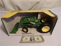 ERTL J.D. Utility Tractor w/End Loader, 1/16 Scale