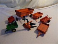 Mostly ERTL Trailers & a Britains Harvester
