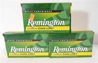 Lot #60L - (3) Full boxes of Remington Express