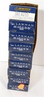 Lot #60C - (8) Full boxes of Speer Lawman .380