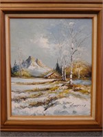Art - Mountain and snow