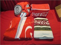 Coca-Cola Coolers, Towels 4pc lot