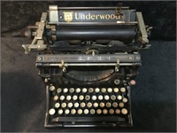 Antique Underwood No. 5 Standard Typewriter