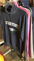 5 university sweat shirts, all new with tags,