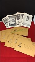 10 envelopes of vintage 1960s photos of baseball