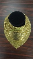Vintage gold mesh collar, by Whiting & Davis, 5