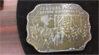 Central union & Pacific railroad pewter belt