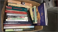 Box a lot of books including sir Edmund Hillary,