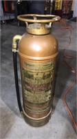 Vintage badger fire extinguisher copper and