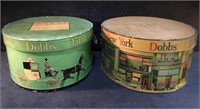 2 Vintage  Dobbs Fifth Avenue New York Hat Boxes