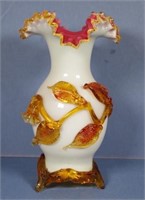 Victorian  glass vase