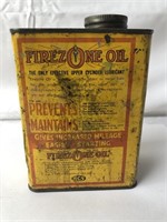 Firezone 1 quart oil tin