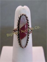 Native American Ring Size 3.75: Multi Stone