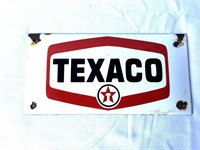 Small enamel Texaco sign approx