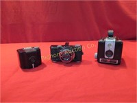 Vintage Camera's: Kodak, Spartus Miniature, Kodak