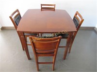 Counter Height Dining Set: 5pc lot