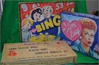 3 VINTAGE GAMES: ROULETTE, I LOVE LUCY, BINGO!