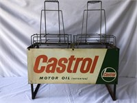 Castrol 12 bottle oil rack & baskets
