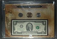 2  Thomas Jeferson Coin & Currency sets