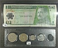 Coins & Currency from Guatemala