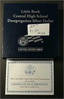 2007 Little Rock Commemorative Proof Silver Dollar
