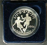 1994  World Cup Proof Silver Comm. Dollar