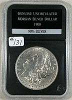 1900  Morgan Dollar  Unc.