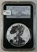 2013-W  Silver Eagle  NGC PF-69  Reverse Proof