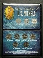 5  Collections of Nickels over 3 Centuries