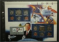 1984, 85 & 87  P & D  US. Mint sets and stamps