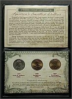 2  First Year Issue of America's Smallest Dollars