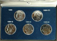 5 Coin  "Million Dollar Morgan Collection"  copies
