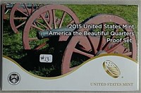 2015  US. Mint ATB Proof Quarters set
