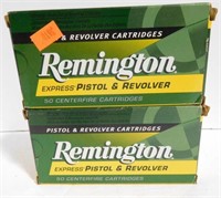 Lot #30H - (2) Full boxes of Remington .38