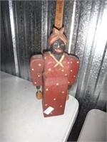 Whirligig/Statue Folk Art Hand Carved & Painted Ma