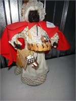 Artist Folk Art Peddler Doll - Baker/ Kitchen Mom