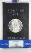 Certified Gem 1884-CC GSA Morgan Dollar.