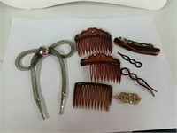 Hair clips & combs (8)