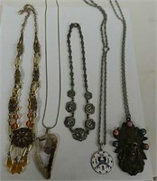 Necklaces - large pendants (5)