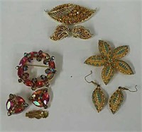Brooch & Earring Sets(3)  1 - Sarah Coventry