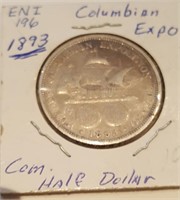 1893 Columbian Expo Commemorative Half Dollar Coin