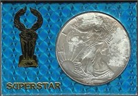 1995 1 oz. fine silver US $1 Coin
