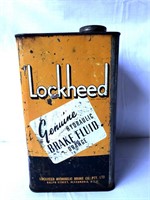 Lockhead hydraulic brake fuid  NSW 1 gallon tin