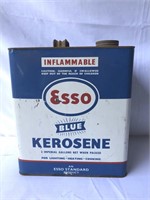 Esso blue kerosene 2 imperial gallons tin