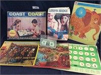 Vintage puzzles and games.
