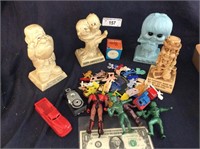 Vintage game pieces and action figures , Berries