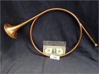 Decorative copper and brass horn.